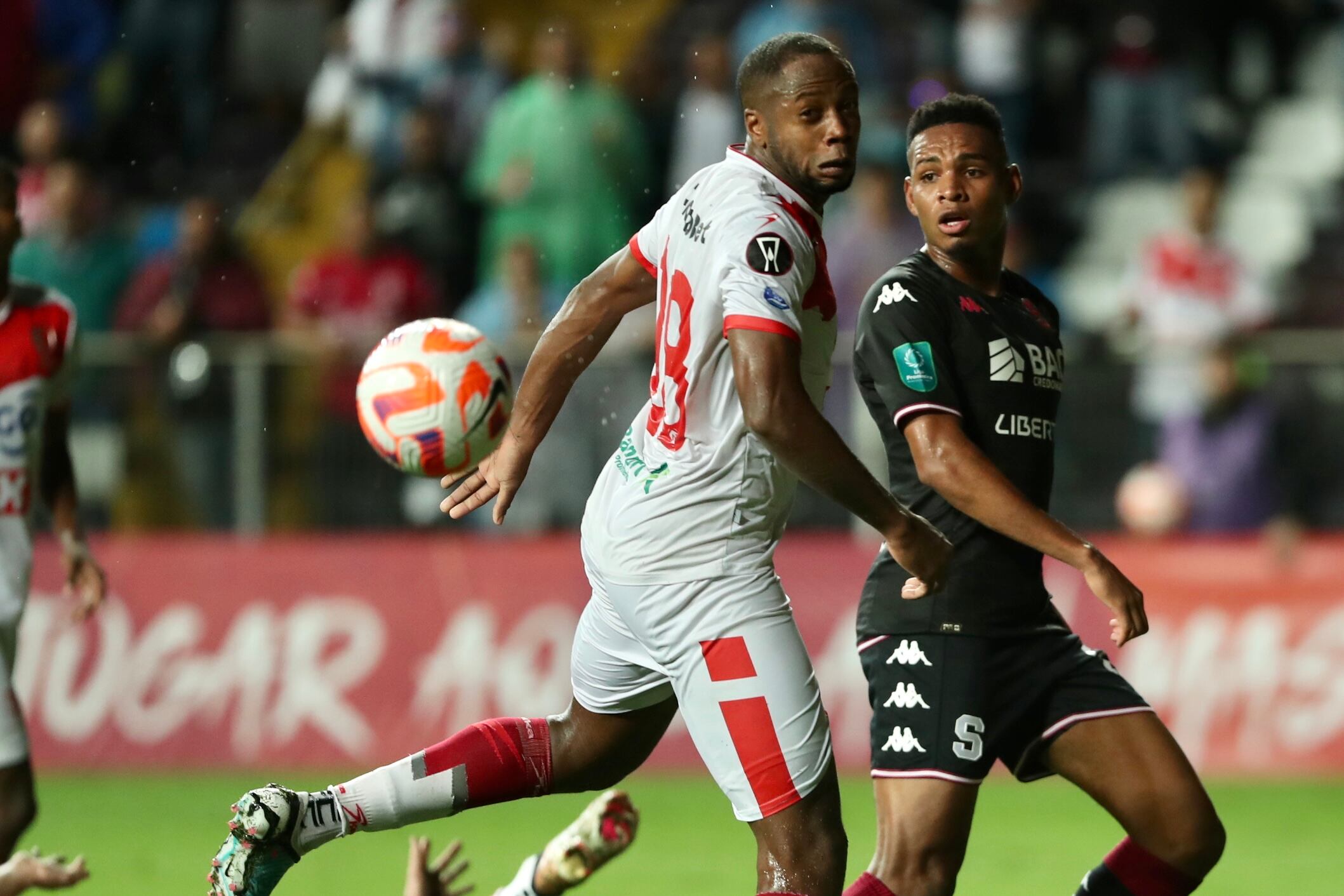 04/10/2023, San José, Tibas, Estadio Ricardo Saprissa, partido de vuelta de los cuartos de la Copa Centroamericana de fútbol entre el Deportivo Saprissa y el Real Estelí.