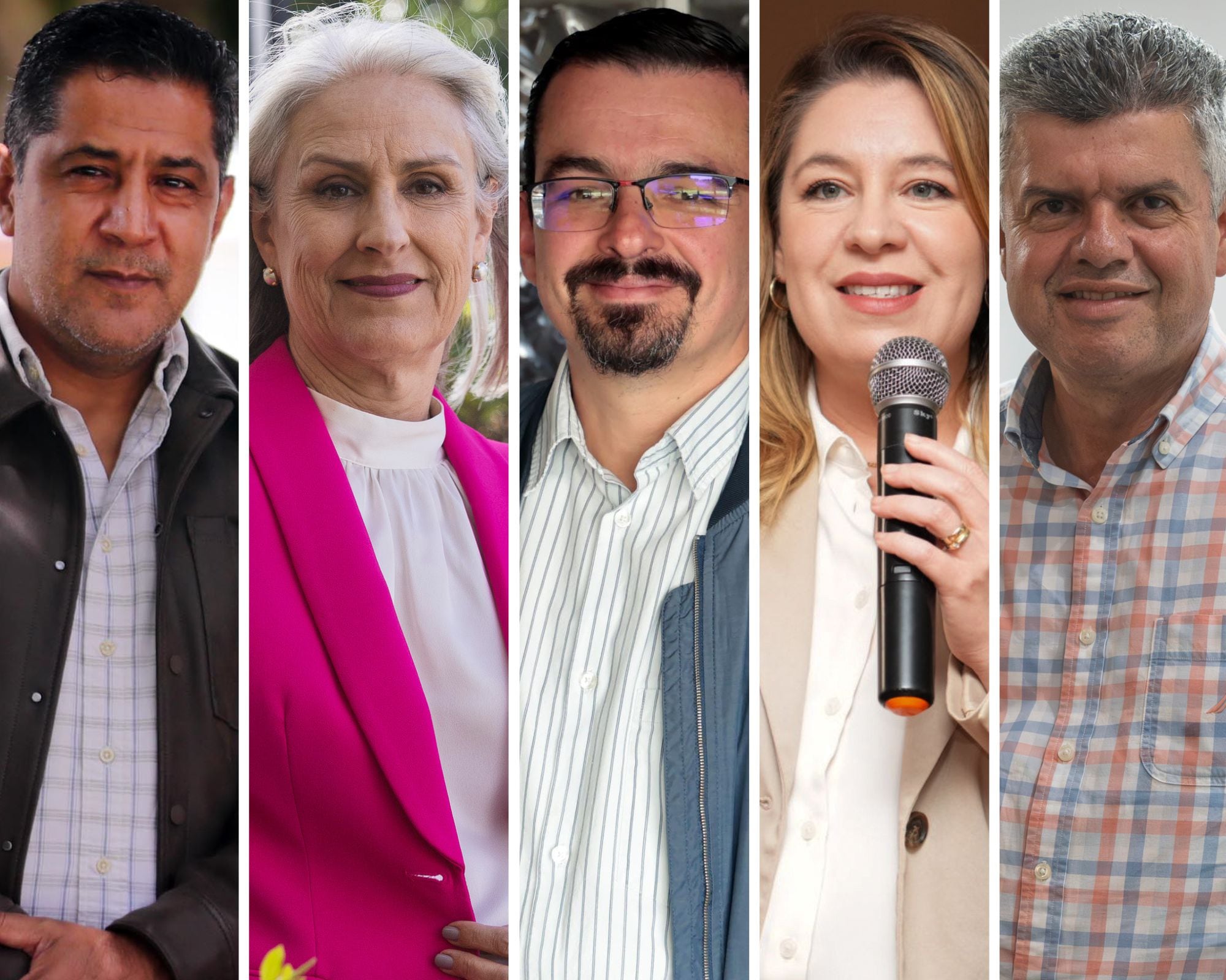 Nogui Acosta, Abril Gordienko, Álvaro Ramírez, José María Villalta y Claudia Dobles