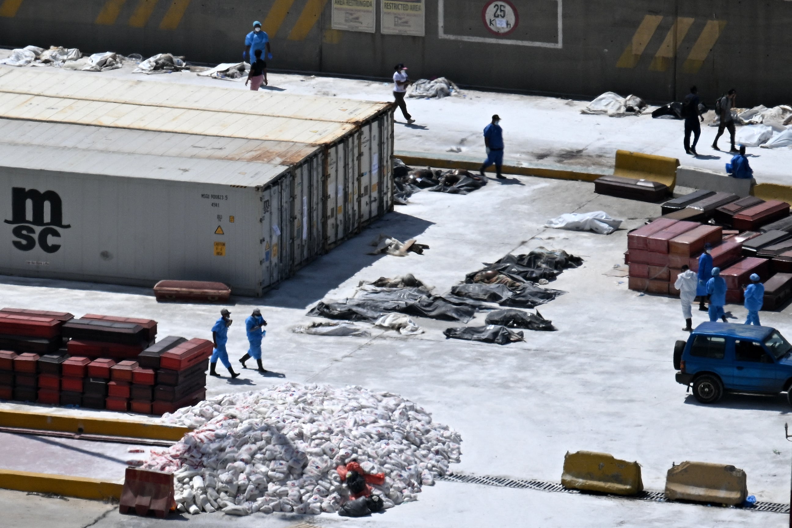 Venezuela morgue improvisada por terremotos