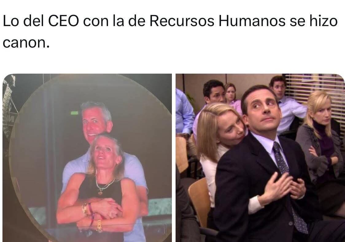 Supuesta infidelidad en concierto de Coldplay generó una lluvia de memes