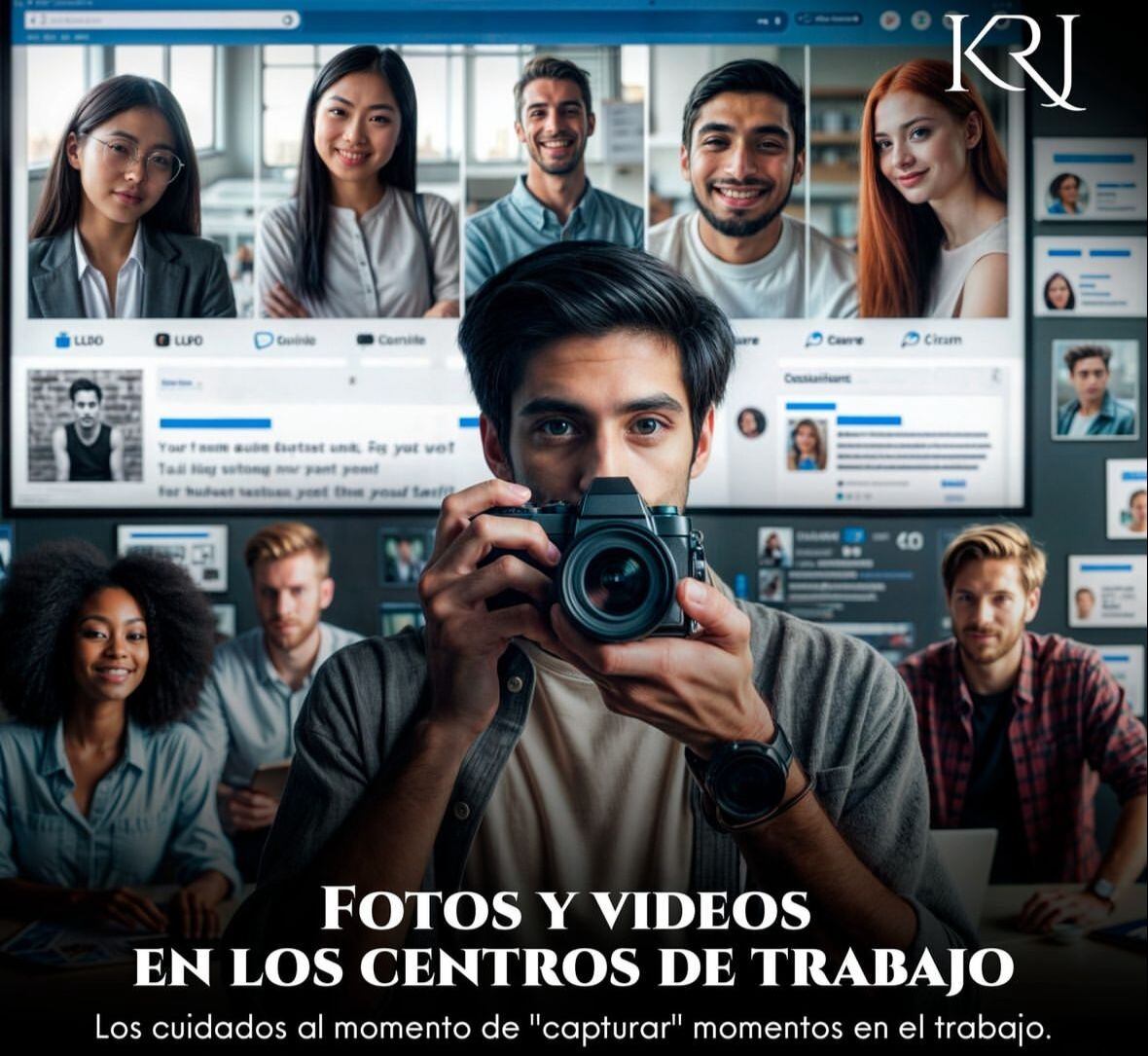 videos y fotos en centros de trabajo