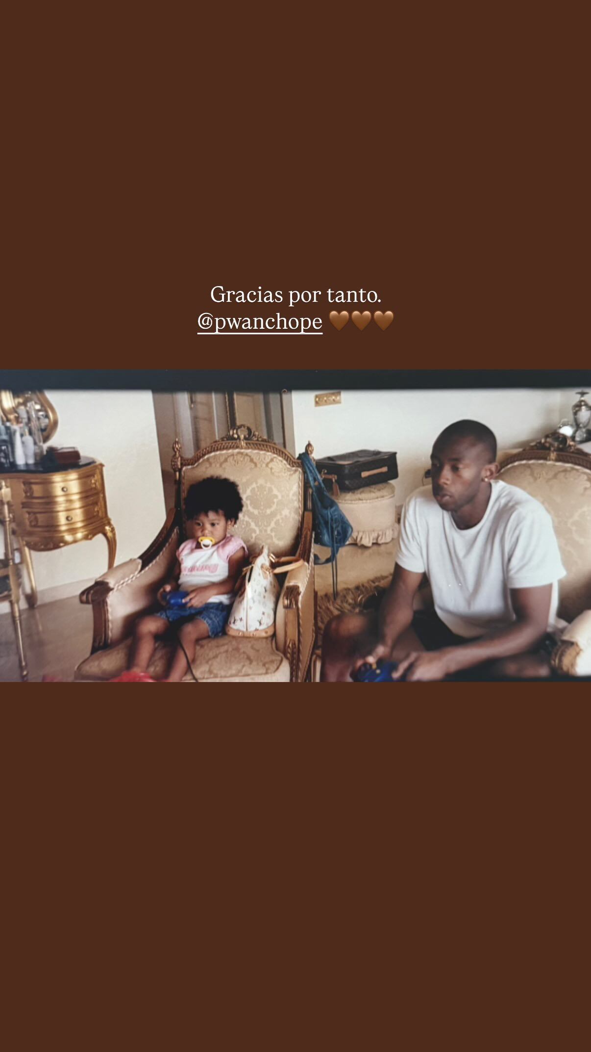 Paulo Wanchope cumple años este jueves y su hija Pamela lo mostró cómo pocas veces. Instagram Pamela Wanchope.