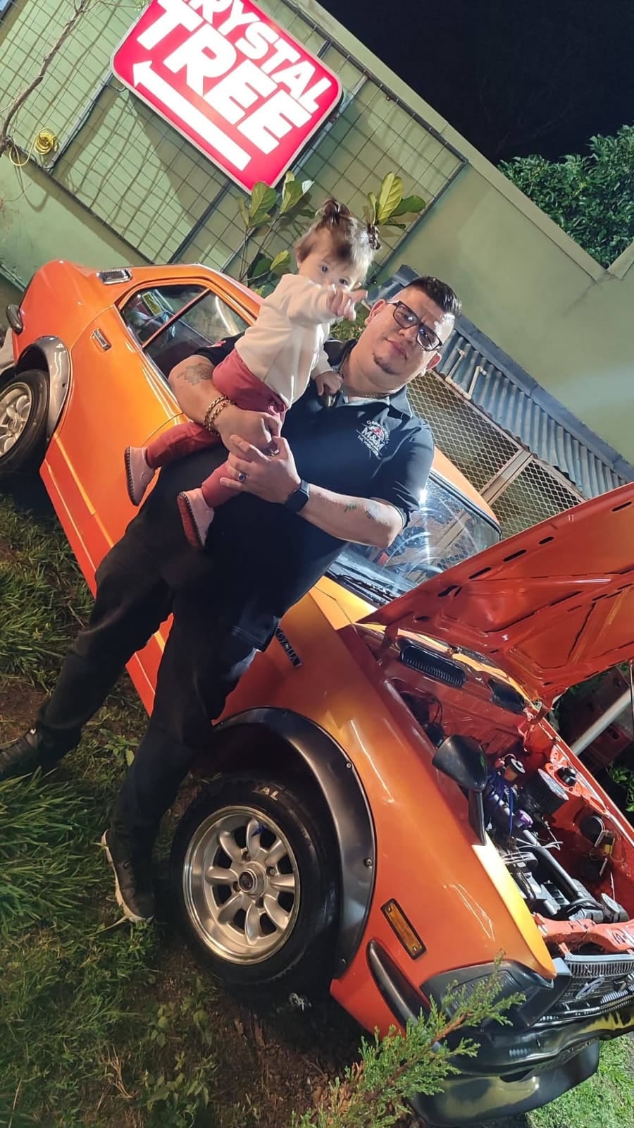Marco Antonio Camacho es el orgullo dueño de Pepe, un Toyota Corolla de 1971.