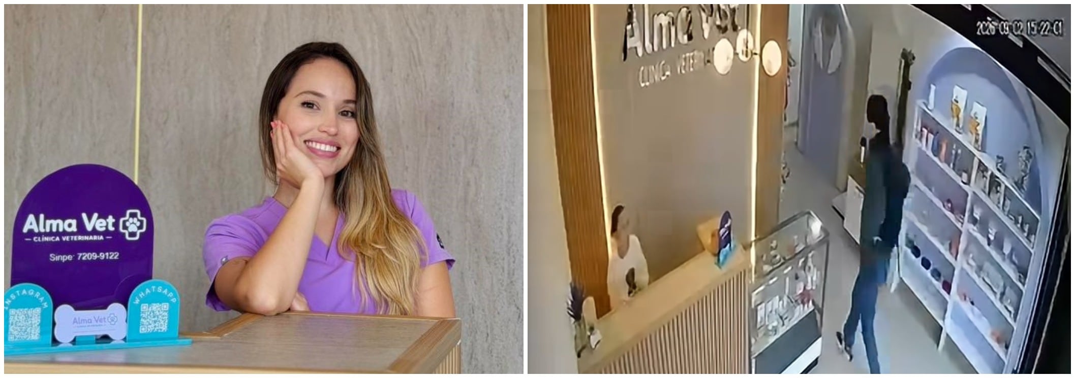El atroz ataque del que fue víctima Jenifer quedó grabado en una cámara de seguridad.