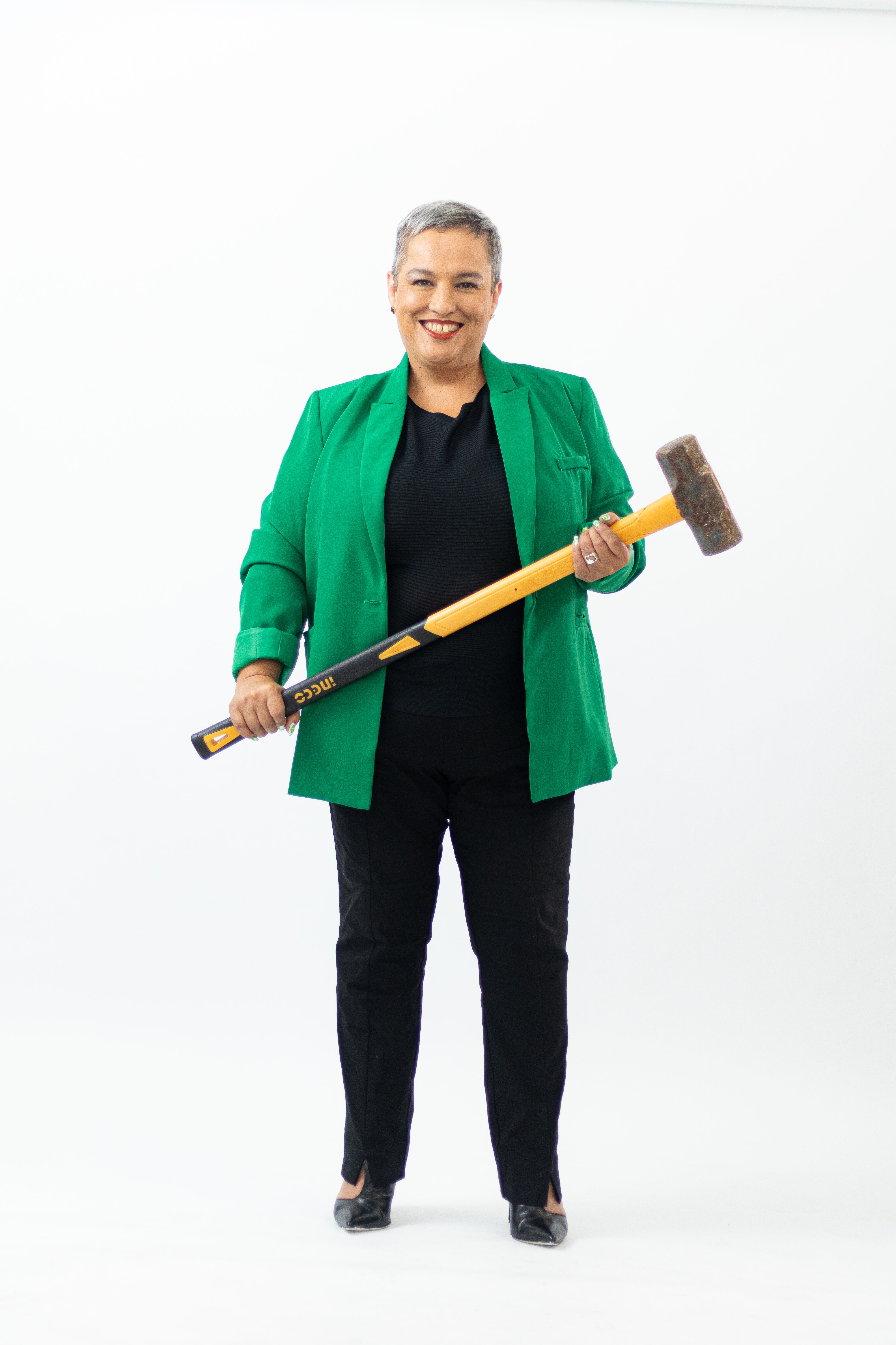 La diputada del PLN, María Carolina Delgado Ramírez, quien además es precandidata presidencial de los liberacionistas.