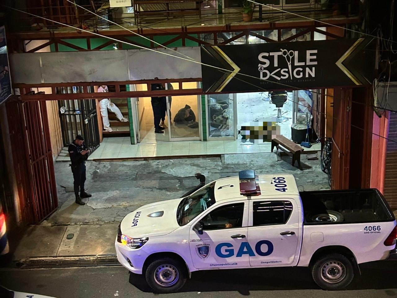 La balacera ocurrió en la barbería ubicada a un costado del Mall Zona Centro.