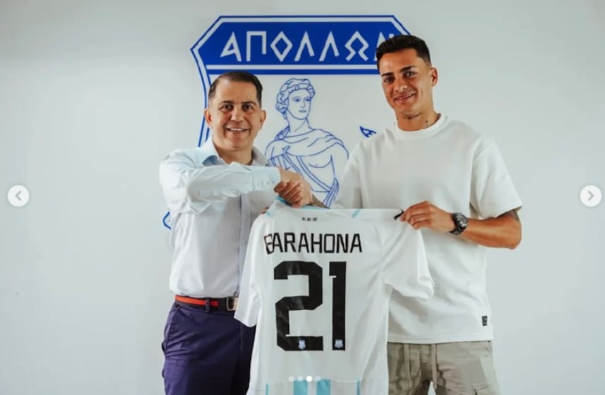 Carlos Barahona, apollon de chipre