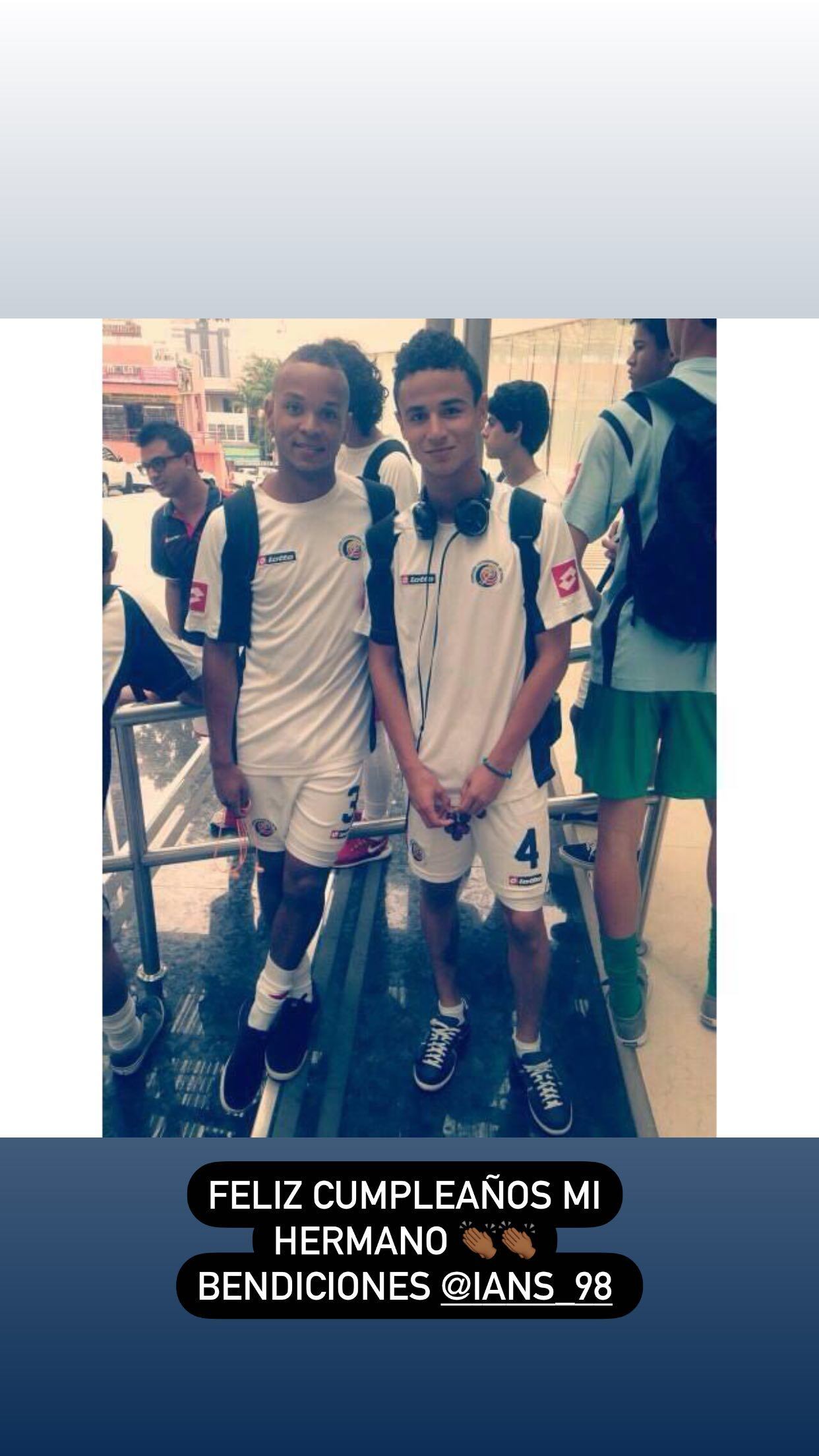 Pablo Arboine quedó como los grandes con Ian Smith por acordarse de su cumpleaños.