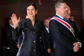 Primera dama Signe Zeikate dedicó emotiva despedida a Costa Rica