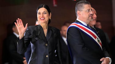 Primera dama Signe Zeikate dedicó emotiva despedida a Costa Rica