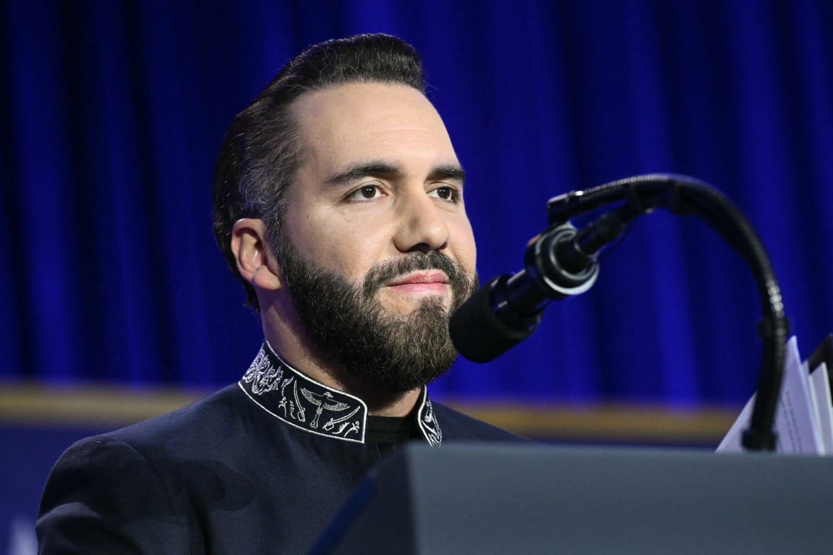 El presidente de El Salvador, Nayib Bukele.