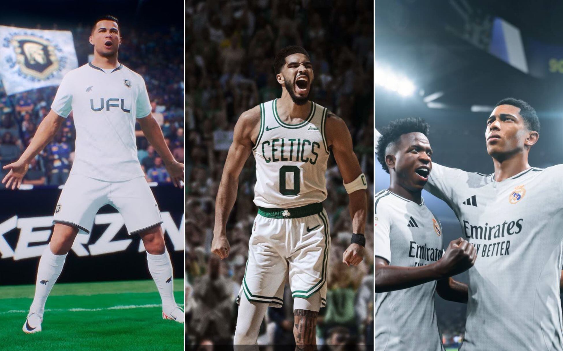 Setiembre enfrenta a algunos de los juegos más grandes del año. Crédito: UFL, EA y 2K.