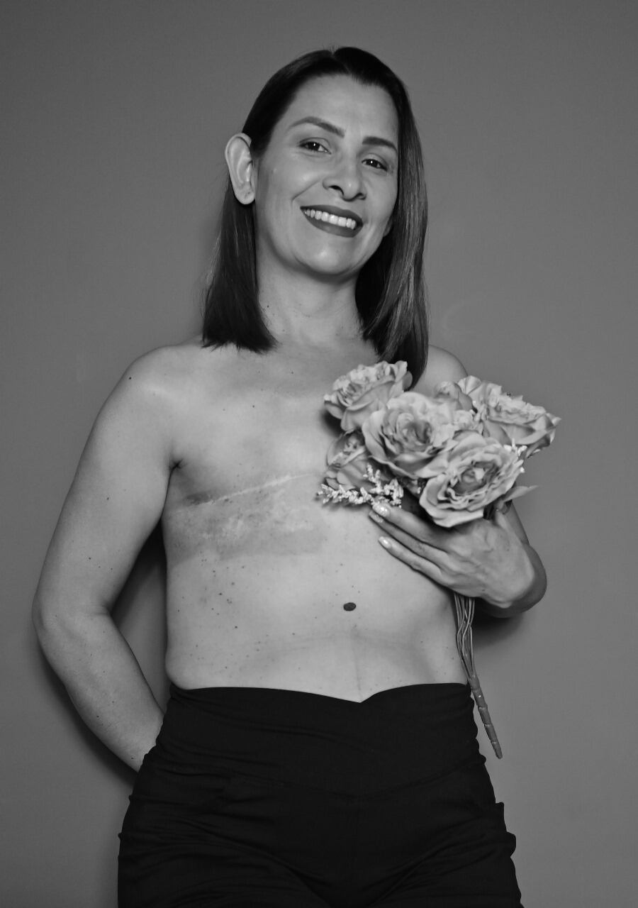 Yansy Rodríguez lucha contra el cáncer desde el 2016 y en pleno tratamiento se enteró de que estaba embarazada. Cortesía.