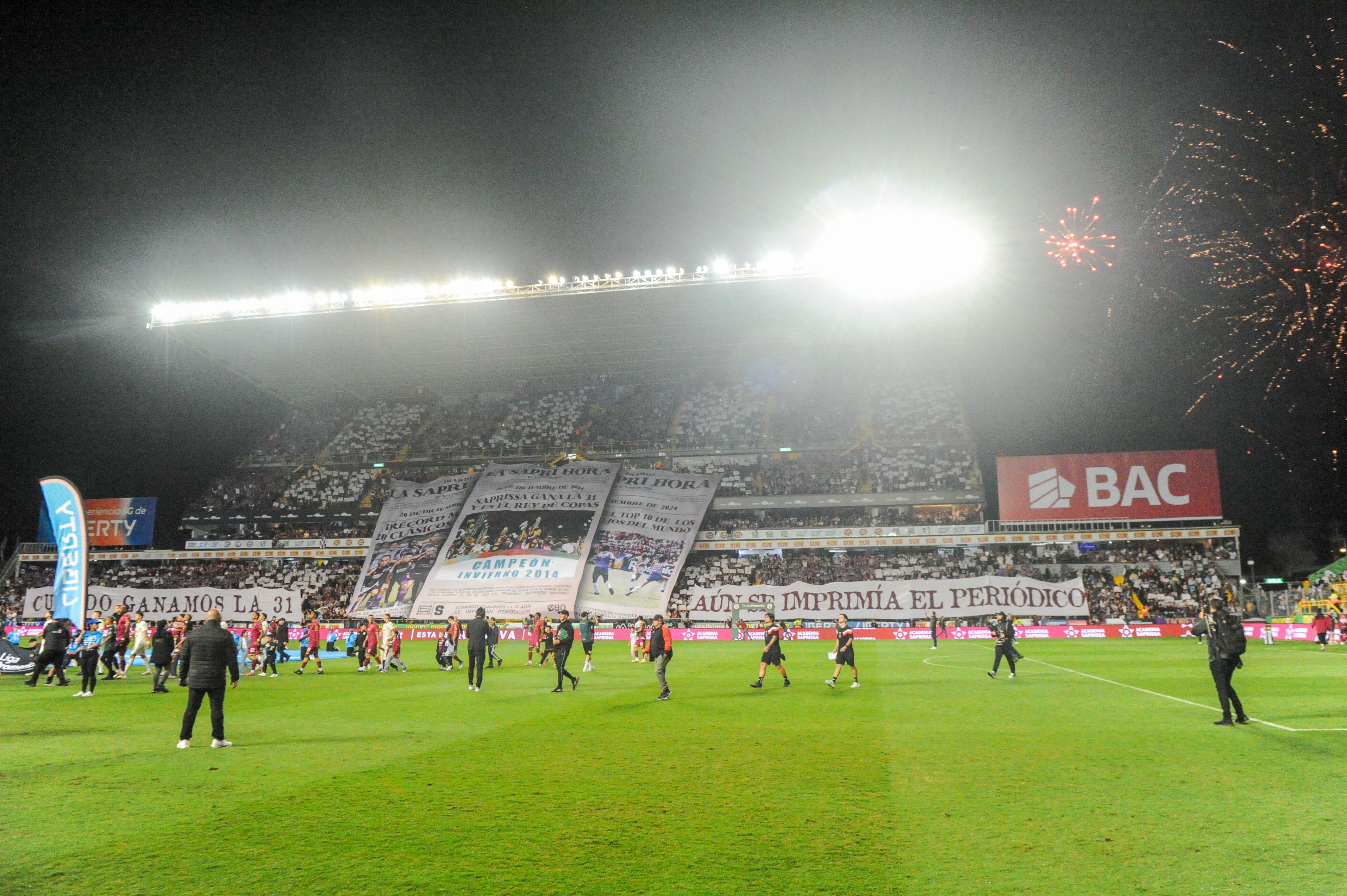 Clásico Saprissa vs Alajuelense.