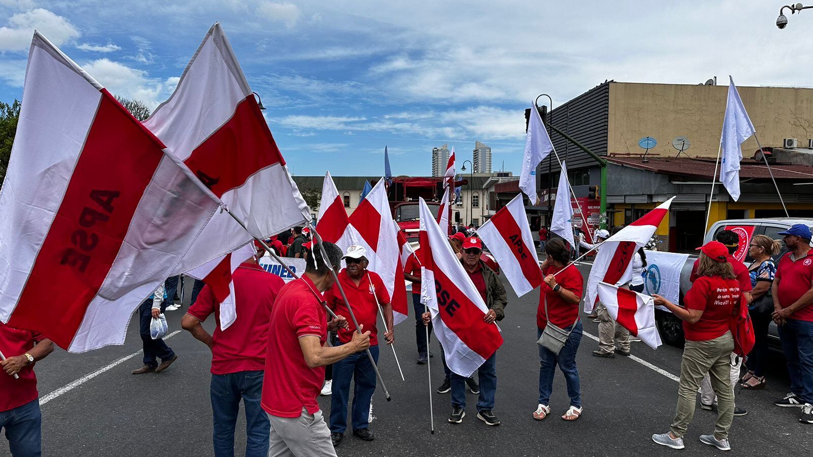 Manifestación en San José