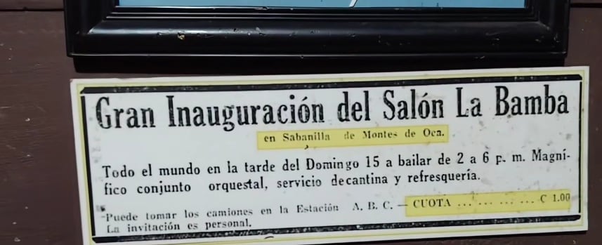 El bar La Bamba ubicado en Sanilla de Montes de Oca, cerró sus puertas este 2026, después de 98 años. Víctor Vindas, hijo del fundador, Albino Vindas, confirmó la noticia.