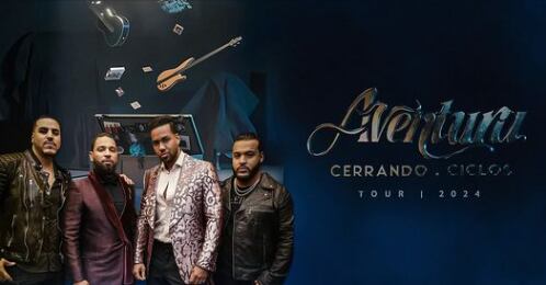 Aventura vendrá a Costa Rica para revivir sus mayores éxitos musicales. Foto: Facebook Backstage Magazine
