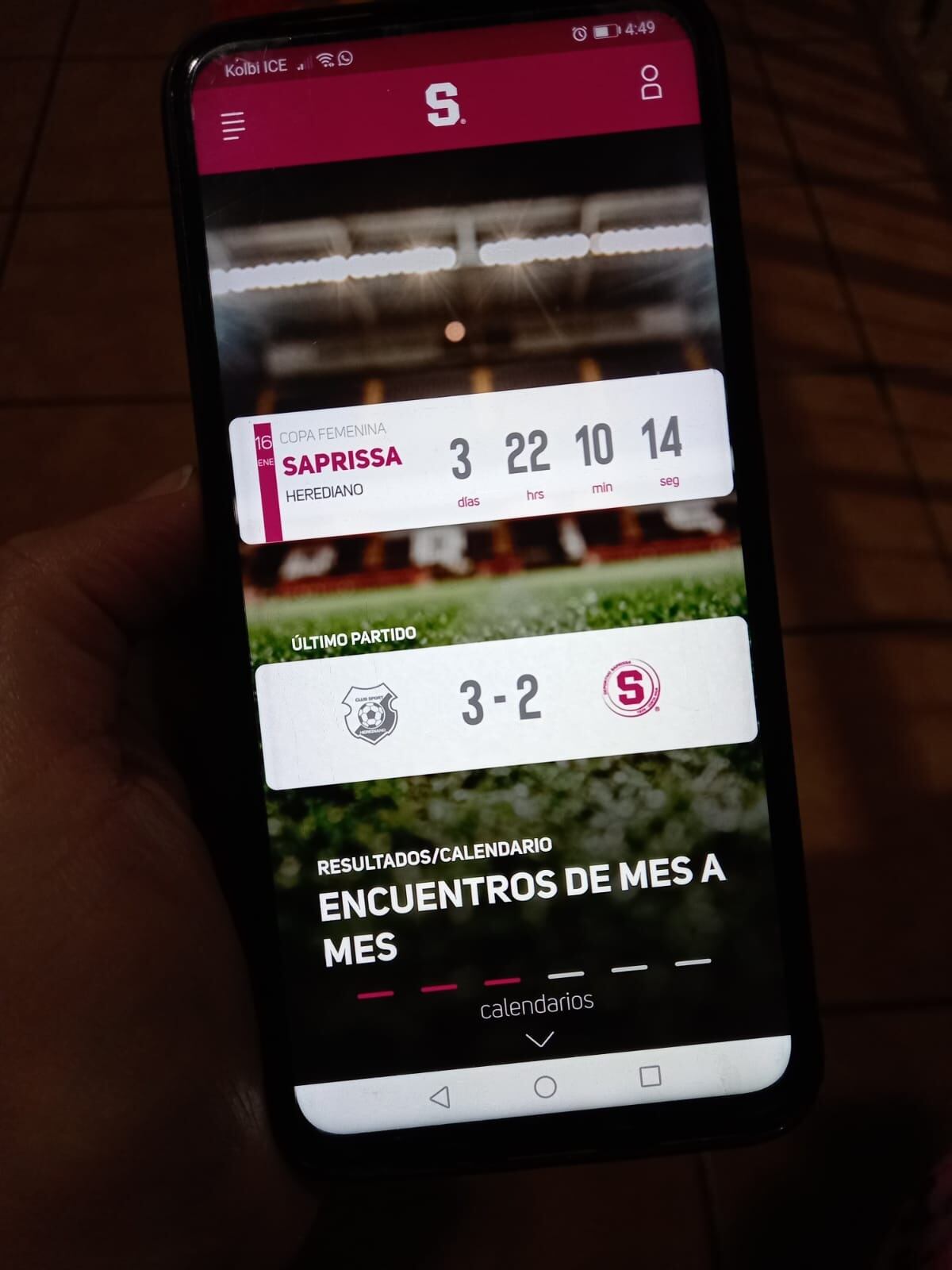 La aplicación se descarga de forma gratuita. Captura de pantalla.