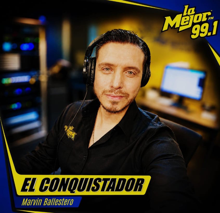 Marvin Ballestero, imitador y locutor comercial, es la nueva voz de La Mejor.