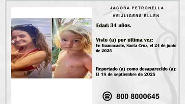 Madre holandesa y su hijo cumplen más de tres meses desaparecidos en Costa Rica
