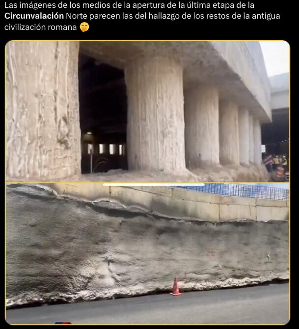 Los memes no perdonan y así compararon los ticos el último tramo de Circunvalación Norte. Captura de pantalla.