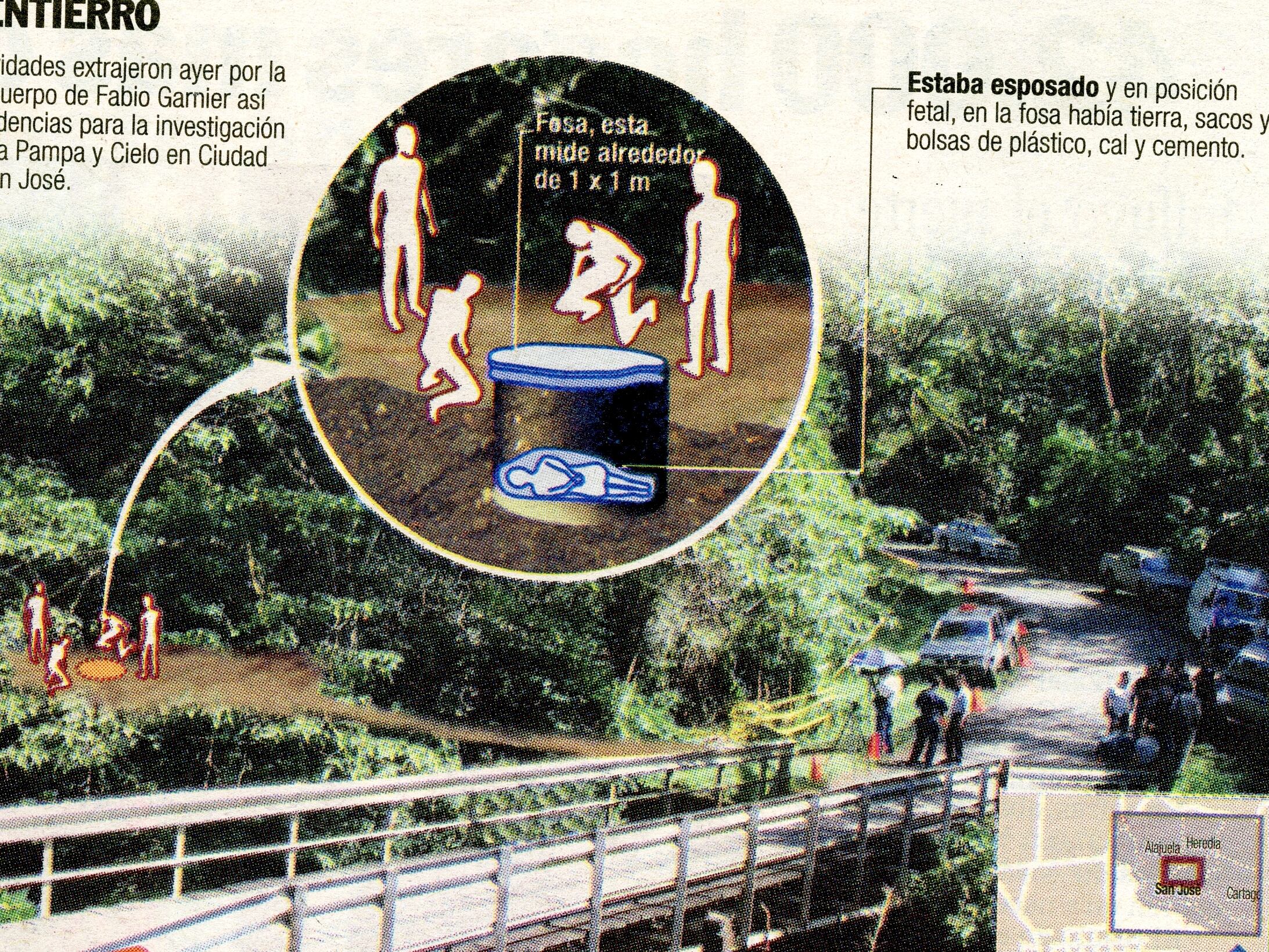 Secuestro de Fabio Garnier Fernández. Foto Archivo.