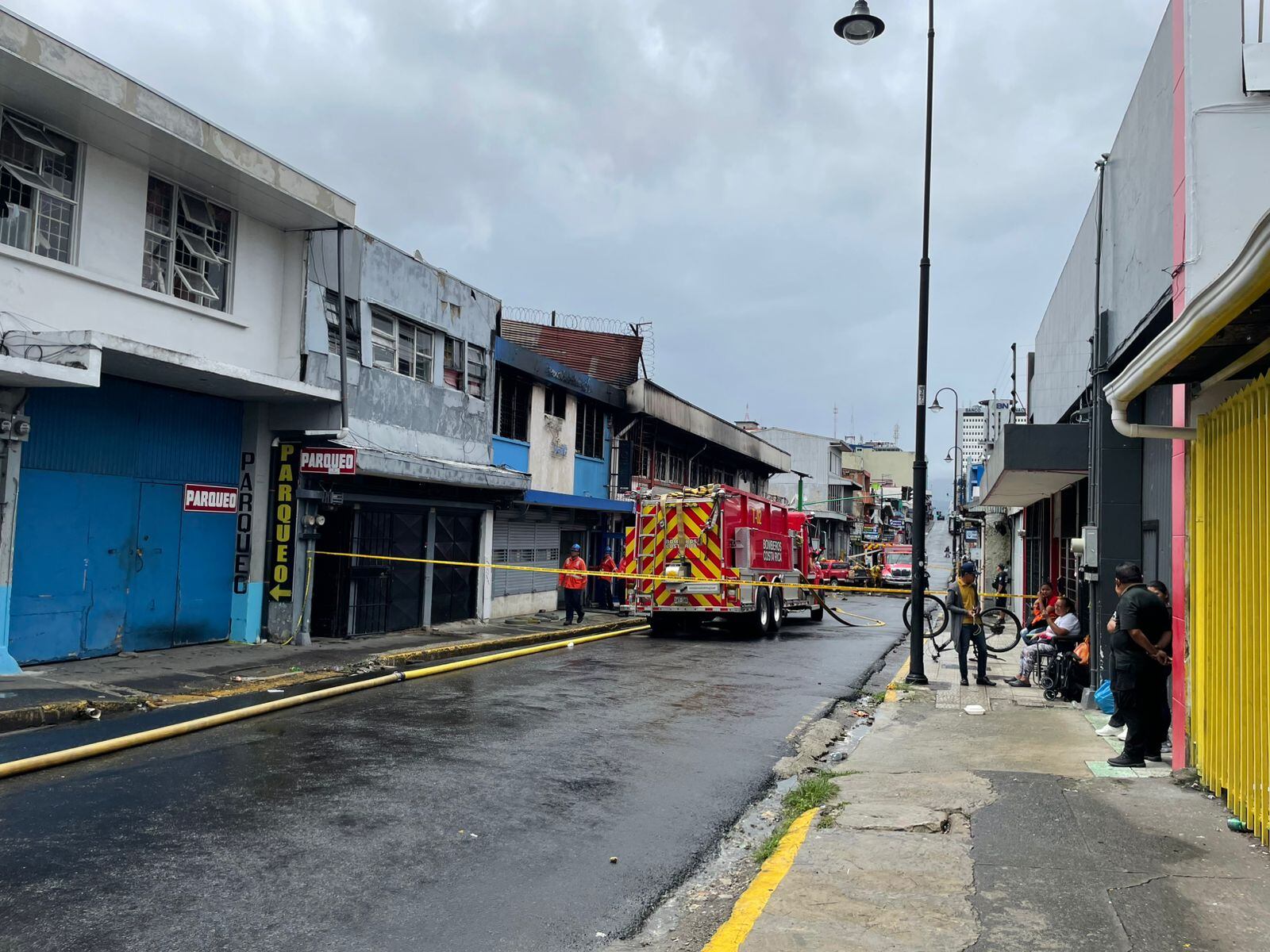 Incendio en San José