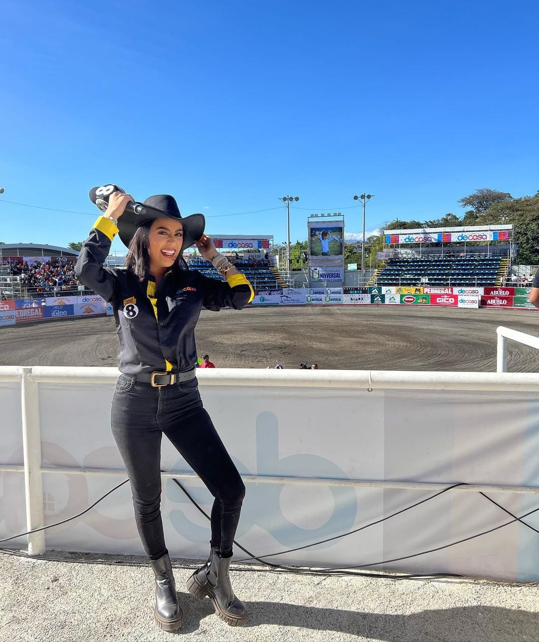 Presentadora y cantante María Fernanda León.