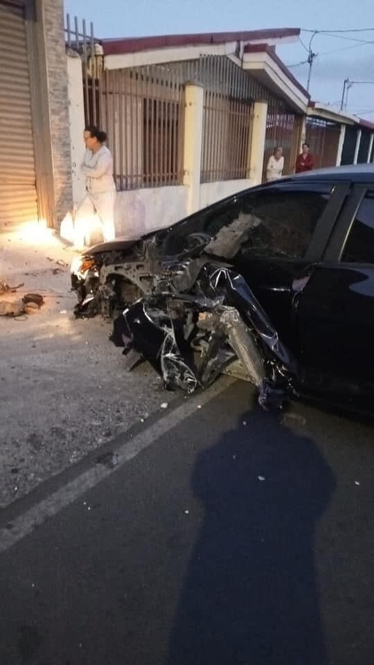 Accidente jugador Carlos Barahona