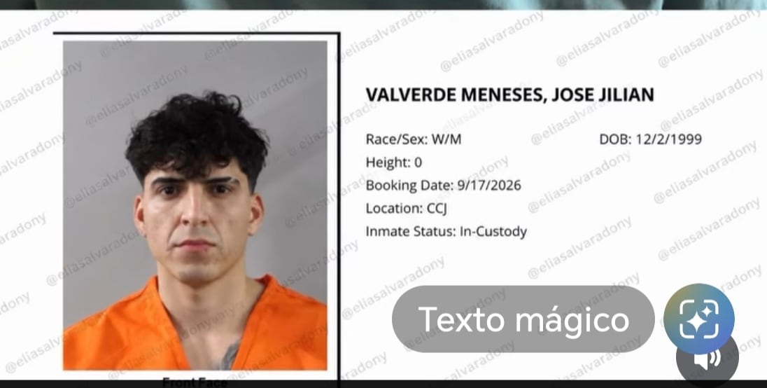 Julián Valverde, tiktoker detenido en Estados Unidos.