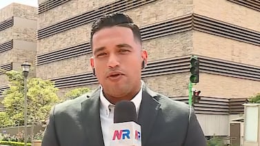 Así fue el regreso de Gustavo Díaz a Noticias Repretel tras cuatro meses fuera de las cámaras