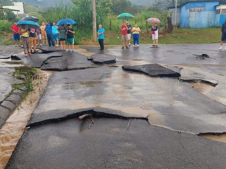 Afectación por lluvia en Desamparados. Foto cortesía.