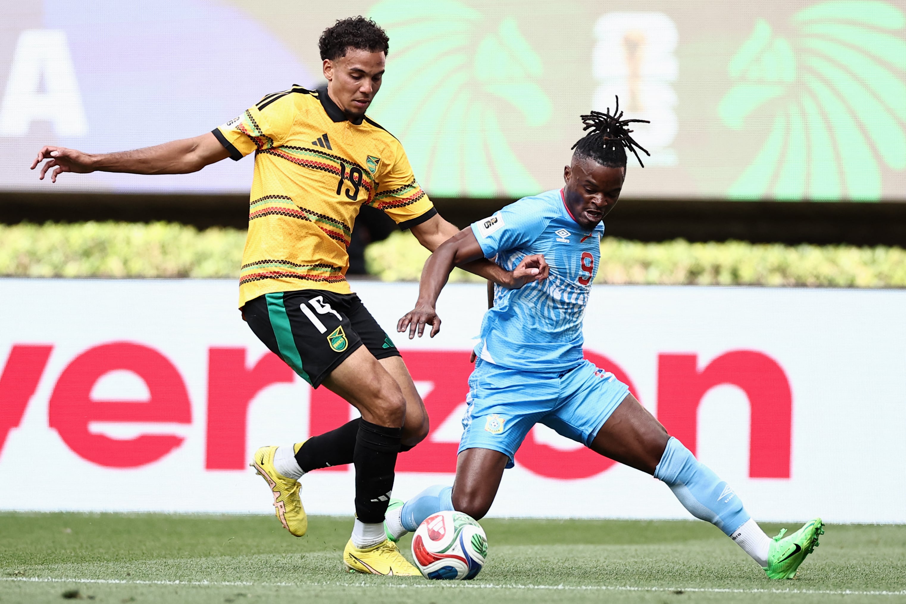 República Democrática del Congo vs Jamaica. Foto: AFP.