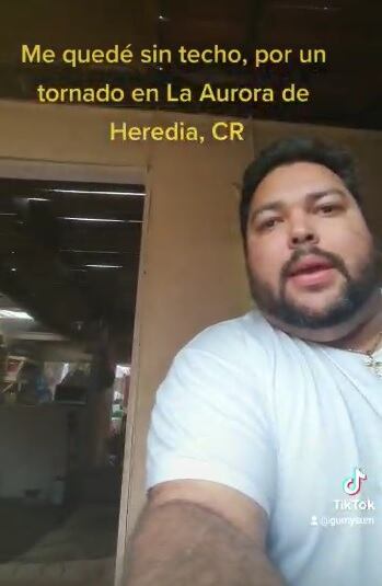 Daños causados por torbellino en La Aurora de Heredia.