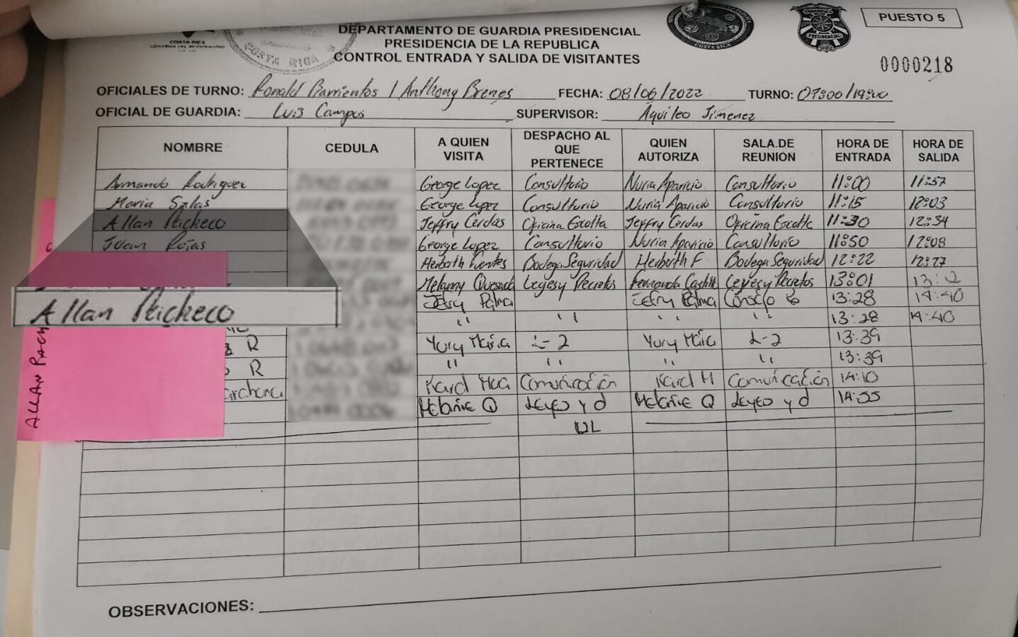 Una propiedad ubicada en Barva de Heredia se convirtió en el lugar favorito por el gobierno de Rodrigo Chaves para celebrar actividades partidarias y privadas.