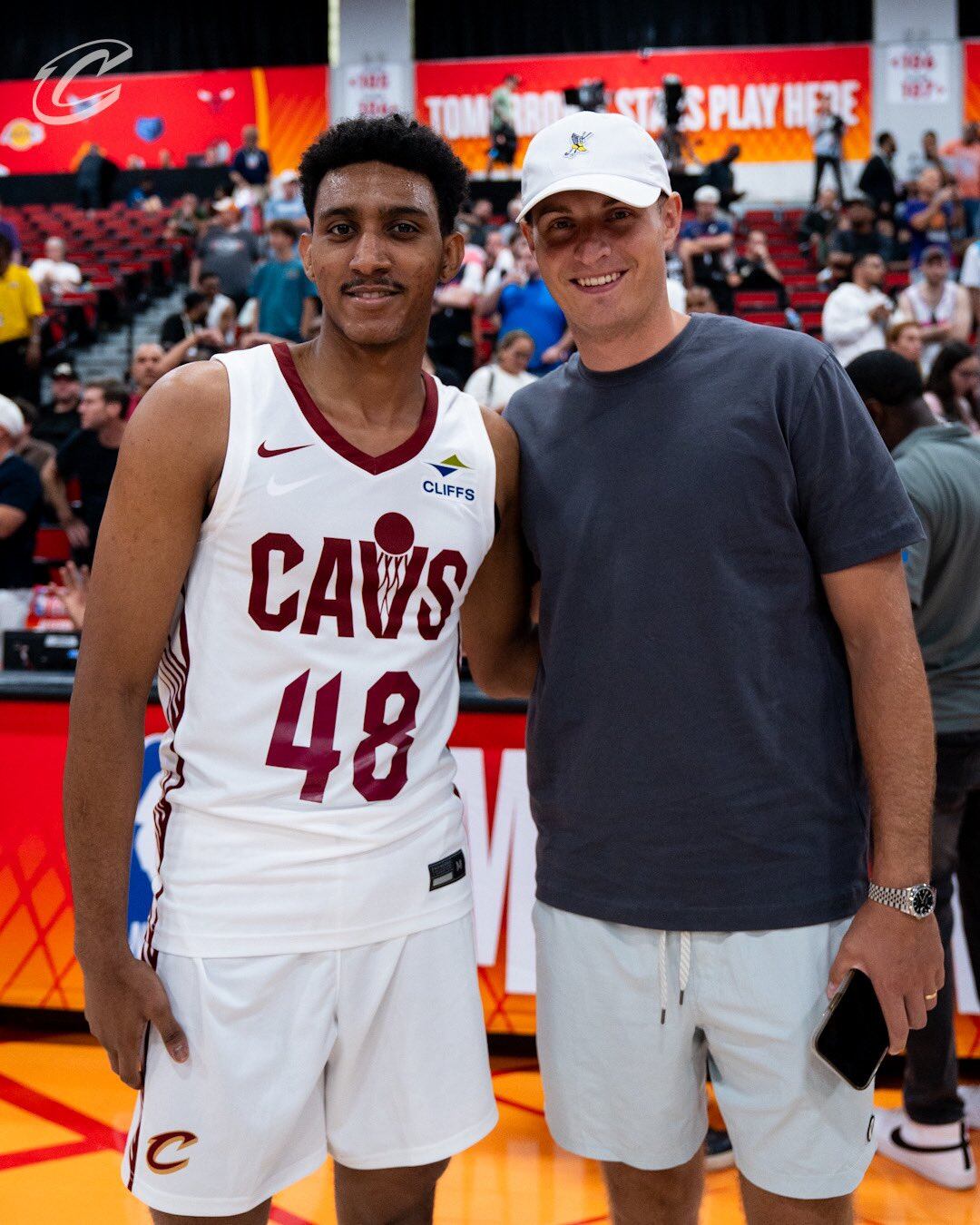 Ian Martínez tuvo sus primeros minutos con los Cleveland Cavaliers en la Summer League de la NBA.