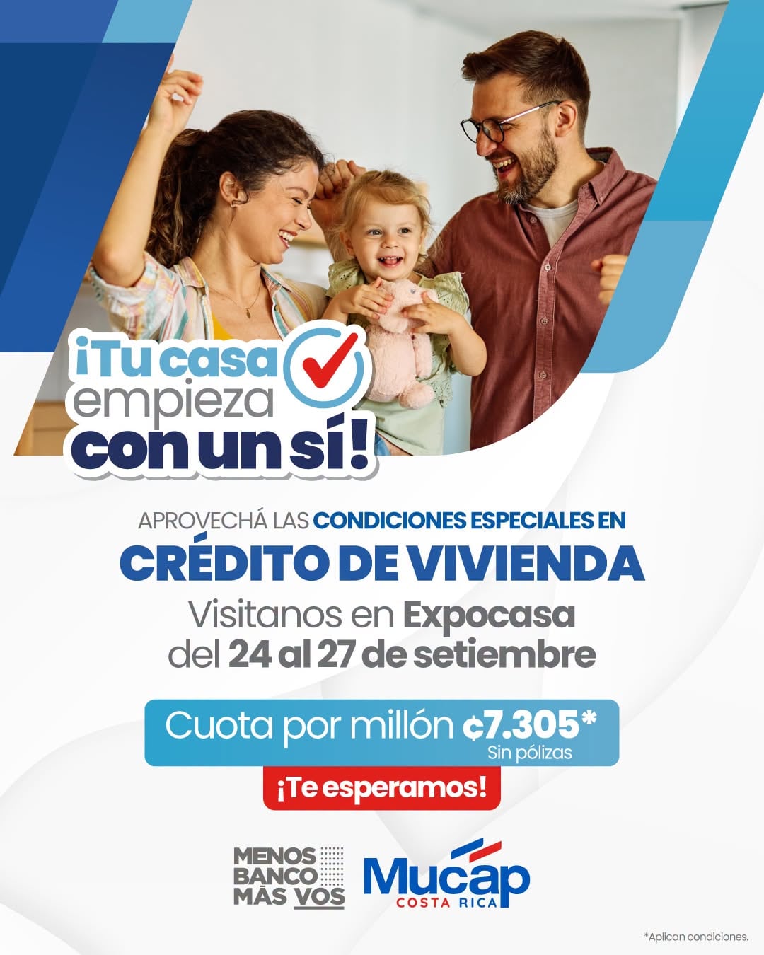 Mucap acompaña a las familias a planificar el camino hacia su vivienda durante Expocasa 2026