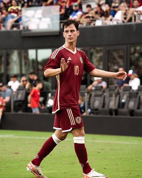 Juan Pablo Añor jugó el año pasado un fogueo con la selección de Venezuela ante Argentina.