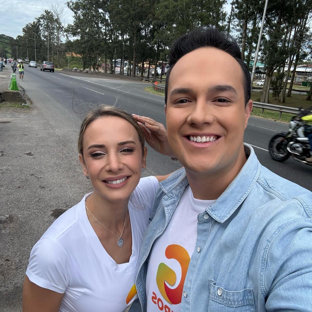 Ítalo Marenco, Maricris Rodríguez, Charlyn López, Rafa Pérez, presentadores de Giros de Repretel