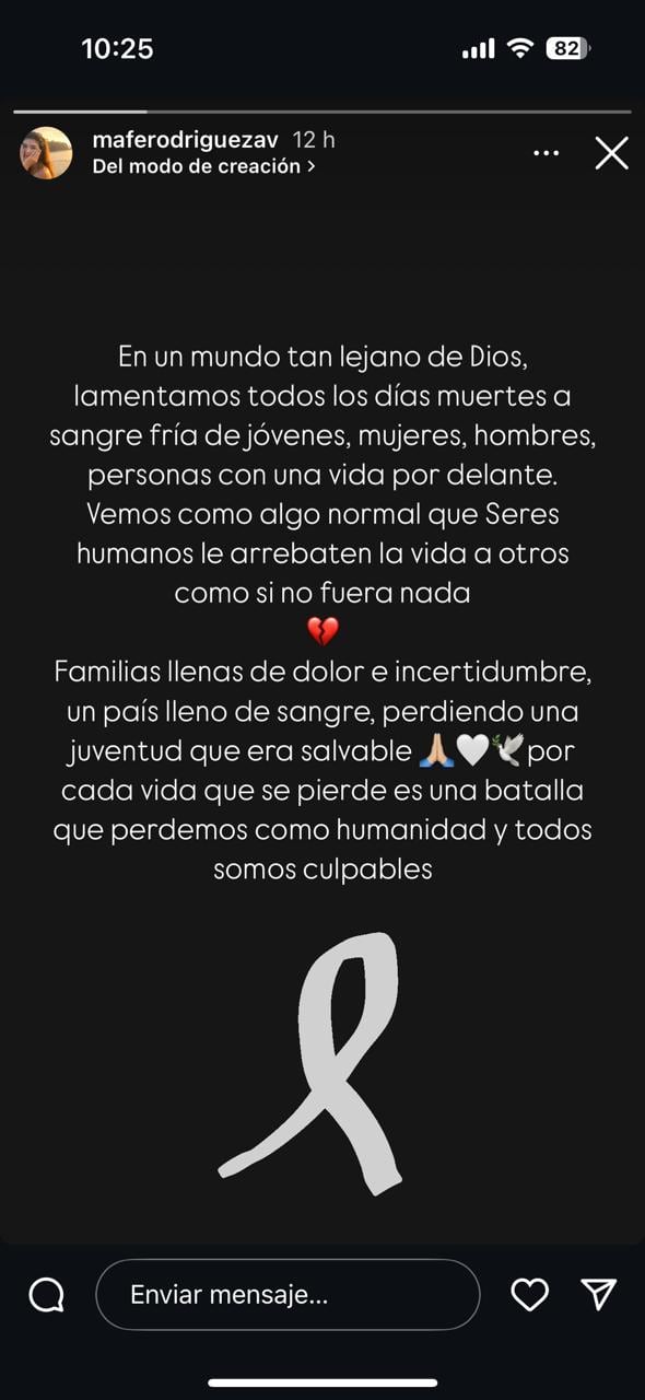María Fernanda Rodríguez  violencia