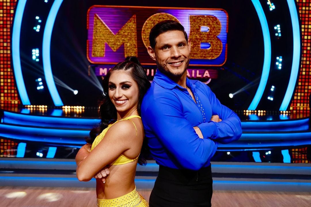 Berny Madrigal y su bailarina Alhana Morales en la primera temporada de Mira quién baila