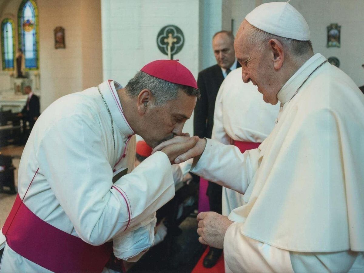 En 2019, Monseñor tuvo la oportunidad de volver a verse con el papa, quien le dio una importante lección.