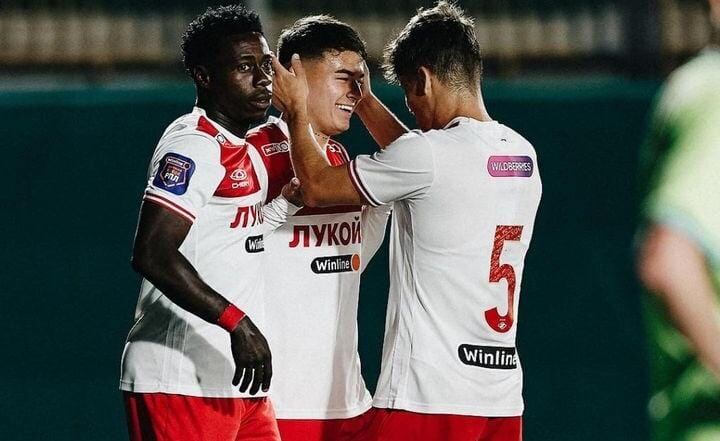 Manfred Ugalde anotó el segundo gol con el Spartak de Moscú