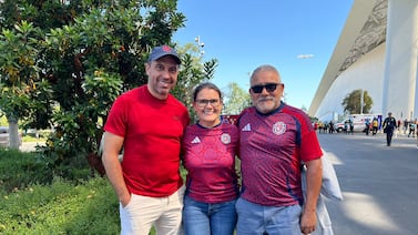 Costarricenses viajaron para darse el gusto de ver a la Sele ante su equipo favorito en la Copa América
