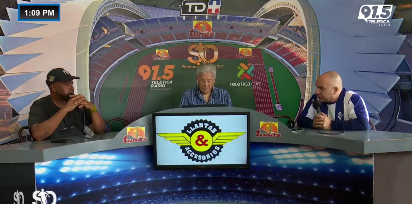 Leonel Jiménez volvió a Sensación Deportiva, tras el fallecimiento de su nieto Eduardo Jiménez