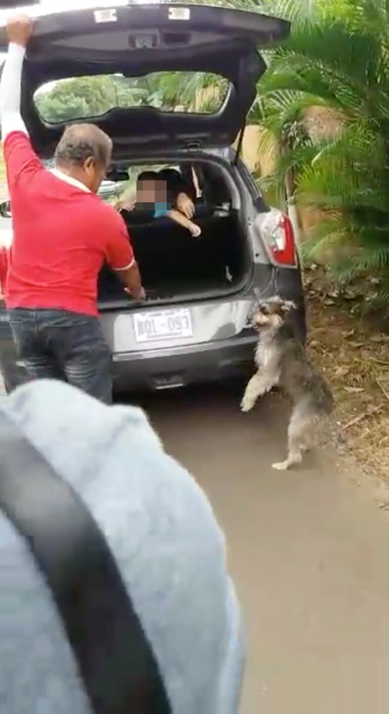 Wilson Chavarría, motociclista que evitó que perro fuera abandonado en Alajuela. Foto cortesía Wilson Chavarría.
