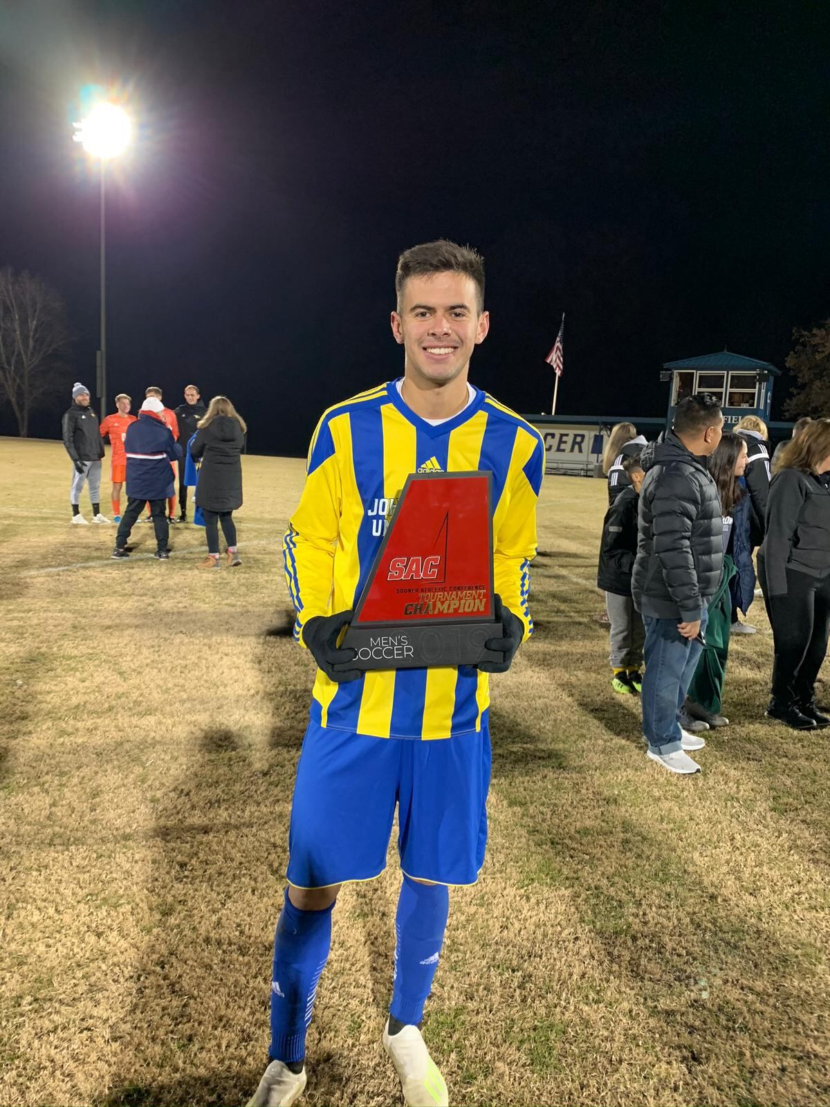 Óscar Carballo es un joven costarricense que juega en el fútbol universitario de los Estados Unidos. Cortesía.