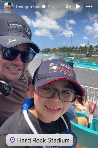 Gustavo Gamboa y su hijo Saúl