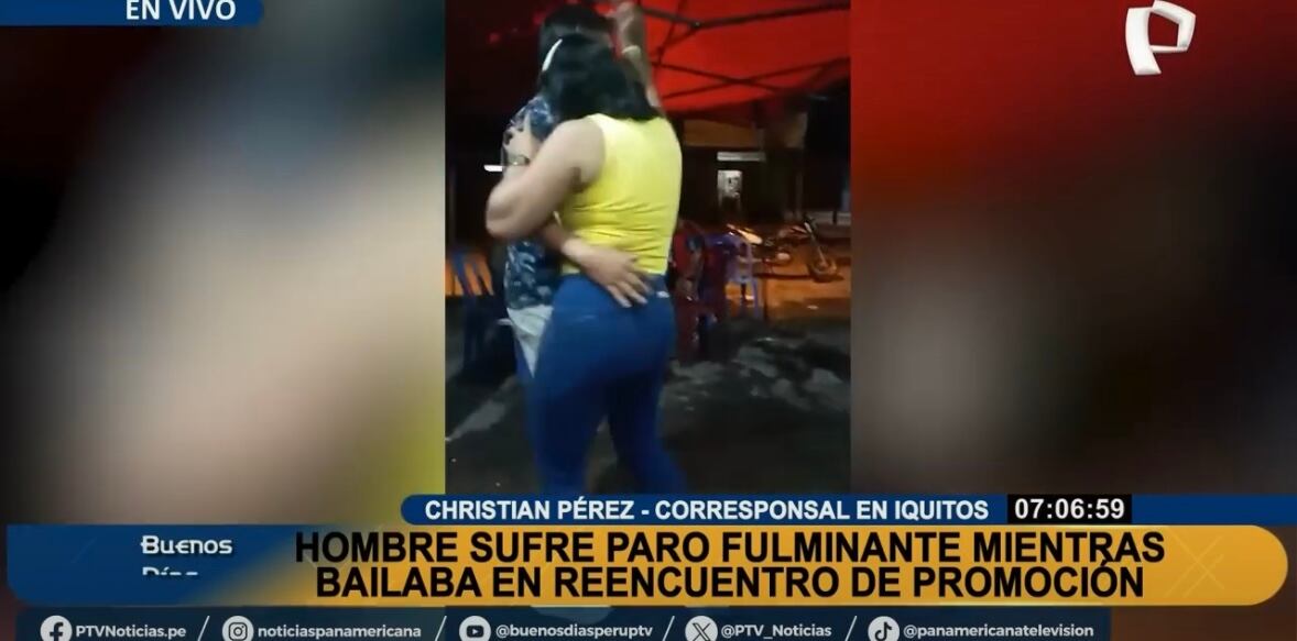 Hombre falleció en fiesta