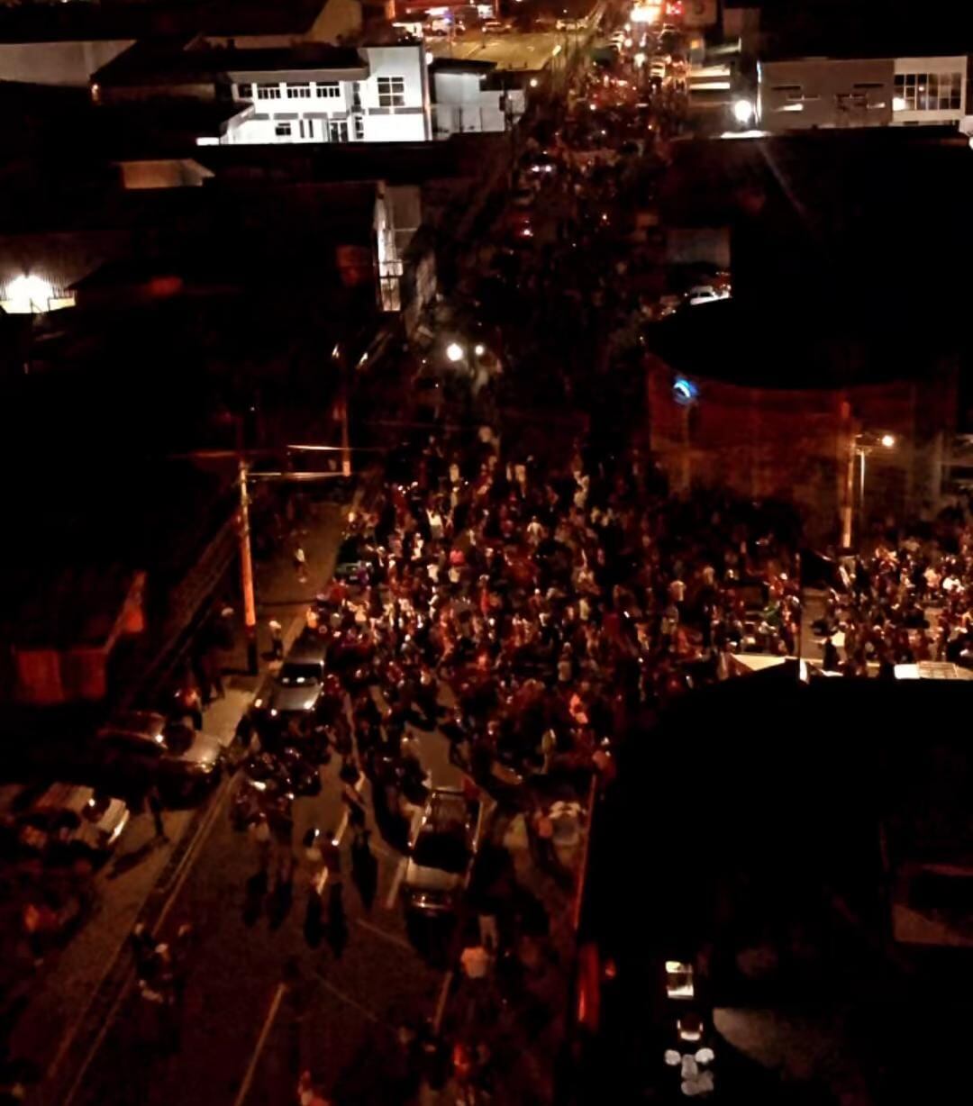 Saprissa cerró sus actividades de aniversario con caravana y juego de pólvora. Instagram.